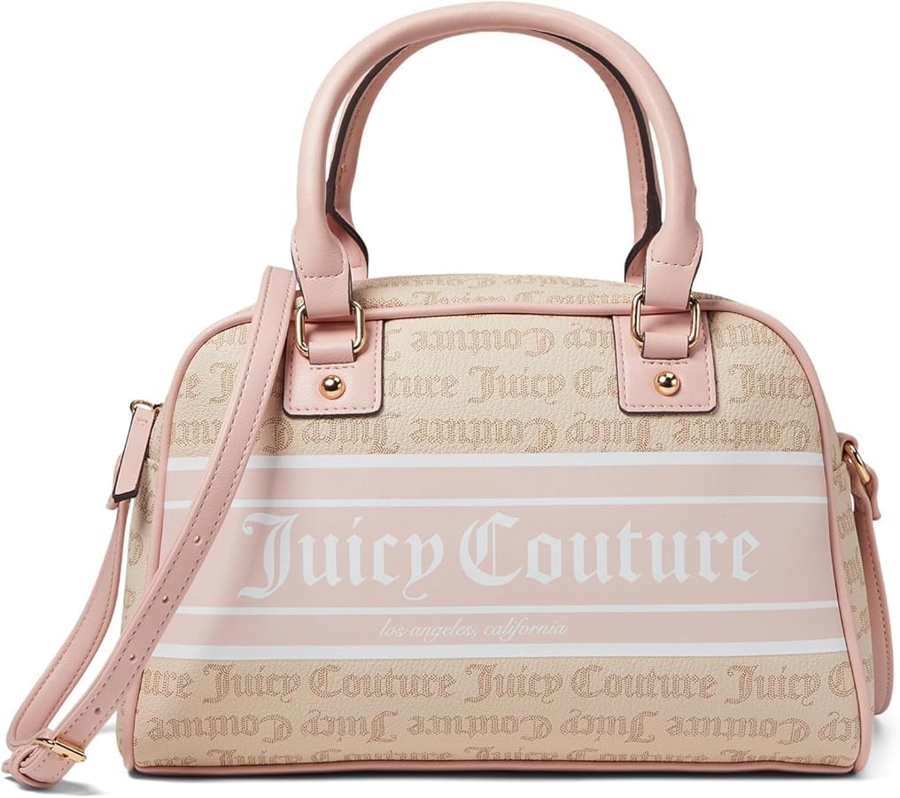 Juicy Couture Fashionista Bowler Satchel Bag Sandstone | Amazon.com.br